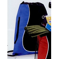 Royal Blue/Black Street-Smart Drawstring Bag
